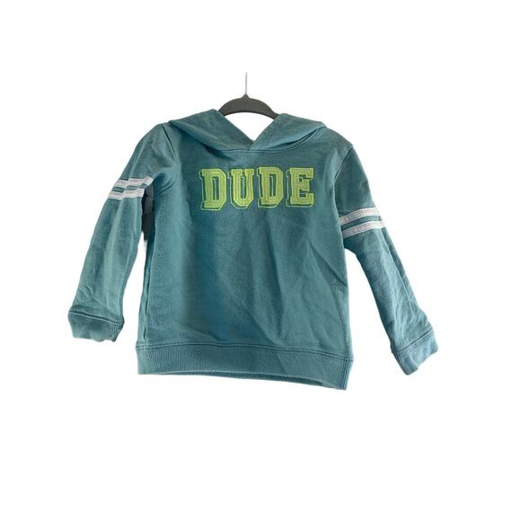 BABY B’GOSH Boy’s “Dude” Hooded Pullover / Size: 24 Months - Picture 1 of 6